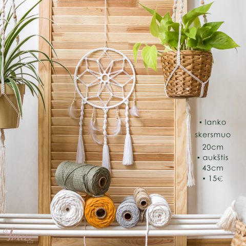 imusau.lt | parduodama Sapnų gaudyklė macrame